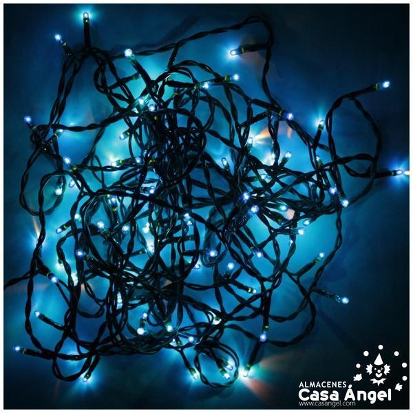 MICROGUIRNALDA 100 LUCES AZULES