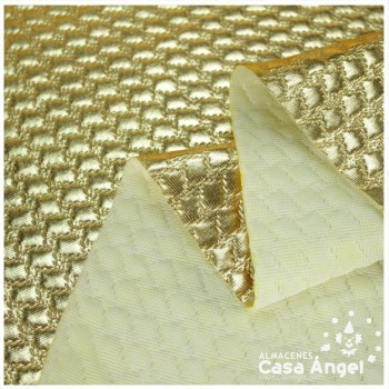 LAMÉ ORO ACOLCHADO SERIE KIRUTO 150cm