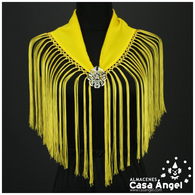 MANTONCILLO AMARILLO LISO INFANTIL 57X14cm