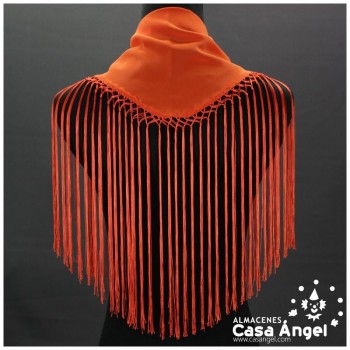 MANTONCILLO NARANJA LISO INFANTIL 57X14cm