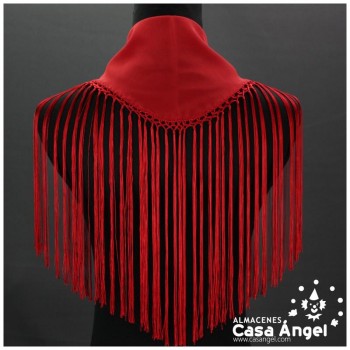 MANTONCILLO ROJO LISO INFANTIL 57X14cm