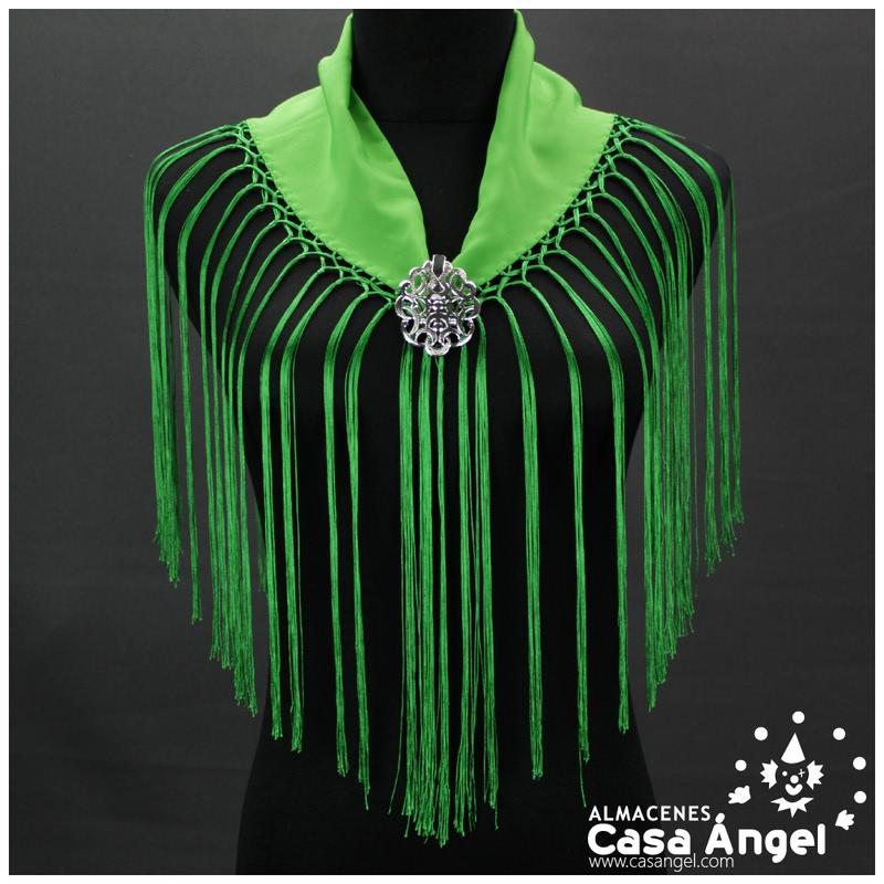 MANTONCILLO VERDE LISO INFANTIL 57X14cm