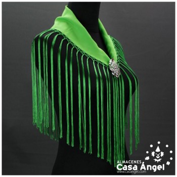 MANTONCILLO VERDE LISO INFANTIL 57X14cm