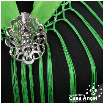 MANTONCILLO VERDE LISO INFANTIL 57X14cm