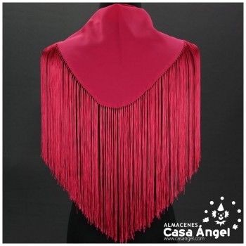 MANTÓN FUCSIA DE CRESPÓN INFANTIL