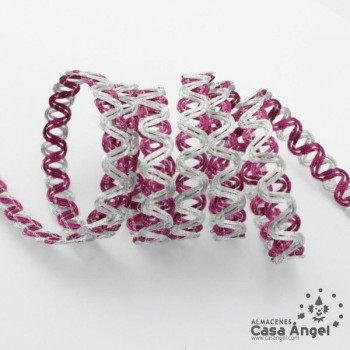 PASAMANERÍA CINTA ONDAS CRUZADAS BICOLOR 10mm