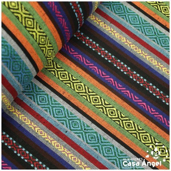 TELA BAYADERA MULTICOLOR SERIE NAMIBIA 150cm DAMARA
