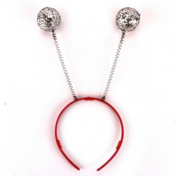DIADEMA CON BOLAS ORO Y PLATA