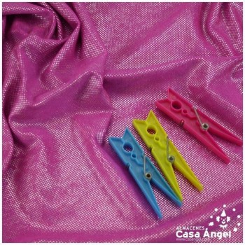 LYCRA FUCSIA CON TEXTURA FOIL MULTIPUNTO 150cm