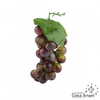 RACIMO UVAS DE PLÁSTICO RÉPLICA 15cm