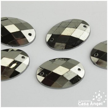 PIEDRAS ACRÍLICAS OVALADAS 30x20mm BOLSA 10uds