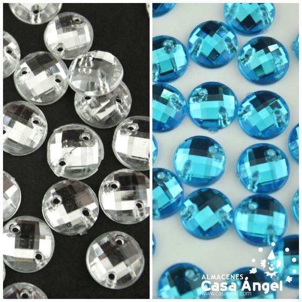 PIEDRAS REDONDAS ACRÍLICO 8mm BOLSA 50uds