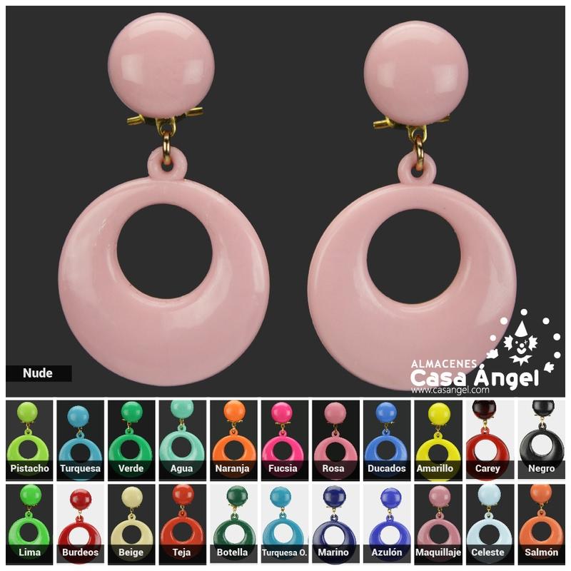 PENDIENTES FLAMENCOS DE ARO INFANTIL