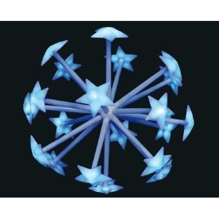 BOLA ESTRELLAS LUCES LED AZUL 60cm