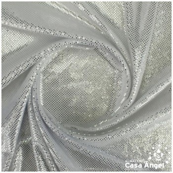 MARTELÉ PLATEADO CON MICROTOPO DE FOIL SERIE MIZU 150cm