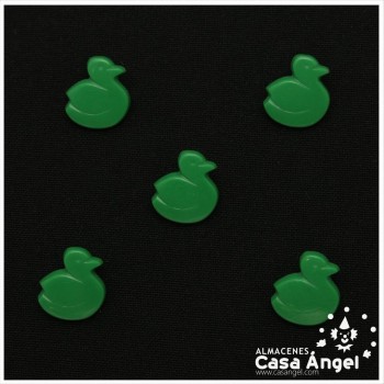 BOTÓN INFANTIL PATO COLORES 16mm BOSLA 5uds