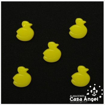 BOTÓN INFANTIL PATO COLORES 16mm BOSLA 5uds