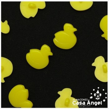 BOTÓN INFANTIL PATO COLORES 16mm BOSLA 5uds