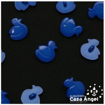 BOTÓN INFANTIL PATO COLORES 16mm BOSLA 5uds