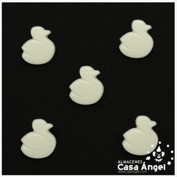 BOTÓN INFANTIL PATO COLORES 16mm BOSLA 5uds