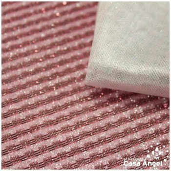 PUNTO LAMÉ ROSA SATINADO SERIE GURIDDO 150cm