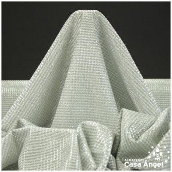 PUNTO LAMÉ PLATEADO SATINADO SERIE GURIDDO 150cm