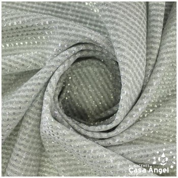 PUNTO LAMÉ PLATEADO SATINADO SERIE GURIDDO 150cm