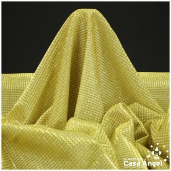 PUNTO LAMÉ DORADO SATINADO SERIE GURIDDO 150cm