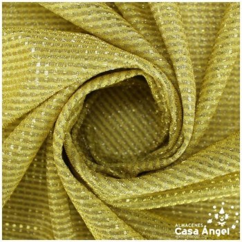 PUNTO LAMÉ DORADO SATINADO SERIE GURIDDO 150cm