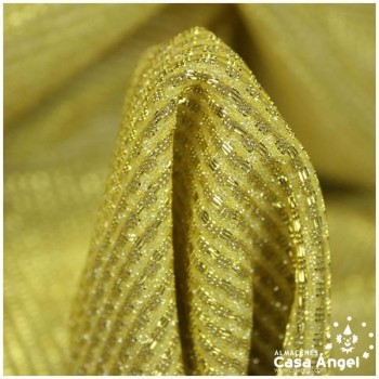 PUNTO LAMÉ DORADO SATINADO SERIE GURIDDO 150cm
