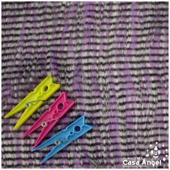 TELA DE PELO SINTÉTICO MORADO SERIE YAK 150cm
