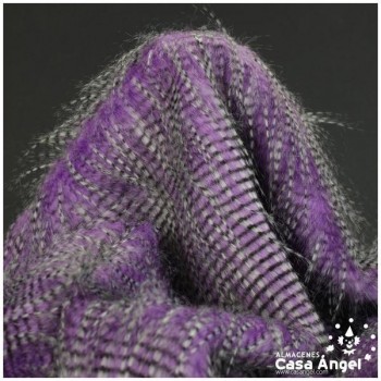 TELA DE PELO SINTÉTICO MORADO SERIE YAK 150cm