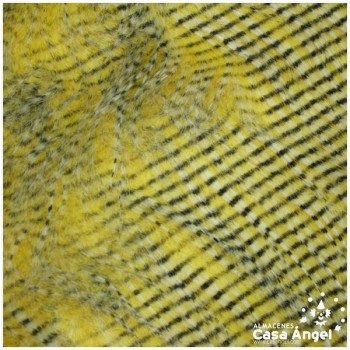 TELA DE PELO SINTÉTICO AMARILLO SERIE YAK 150cm