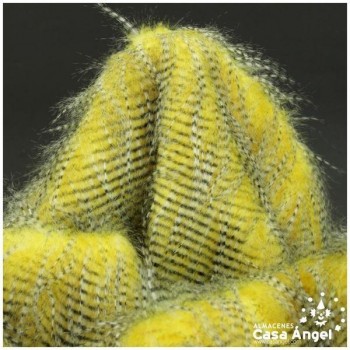 TELA DE PELO SINTÉTICO AMARILLO SERIE YAK 150cm