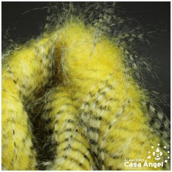 TELA DE PELO SINTÉTICO AMARILLO SERIE YAK 150cm