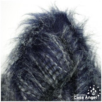 TELA DE PELO SINTÉTICO AZUL SERIE YAK 150cm