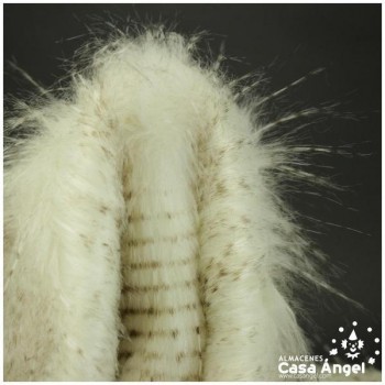TELA DE PELO SINTÉTICO BLANCO CRUDO SERIE YAK 150cm