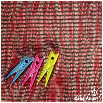 TELA DE PELO SINTÉTICO ROJO SERIE YAK 150cm