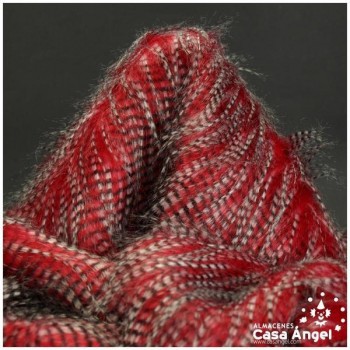 TELA DE PELO SINTÉTICO ROJO SERIE YAK 150cm