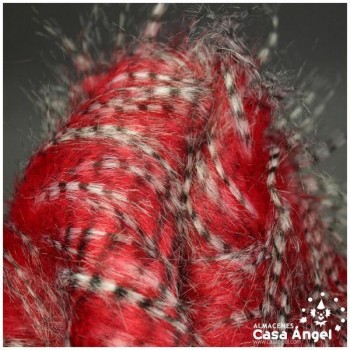 TELA DE PELO SINTÉTICO ROJO SERIE YAK 150cm