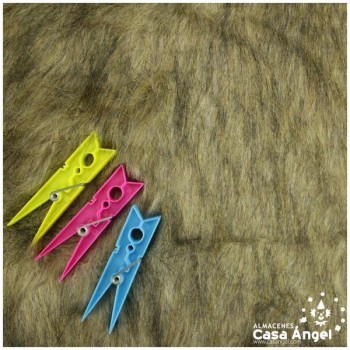 TELA DE PELO PARDO SINTÉTICO SERIE CRIN WOLF 150cm