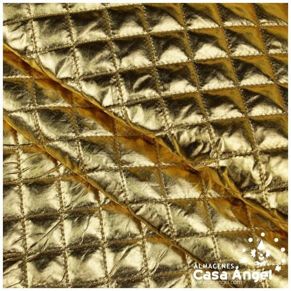 ACOLCHADO ORO BORDADO DE ROMBOS SERIE MAKURA 140cm