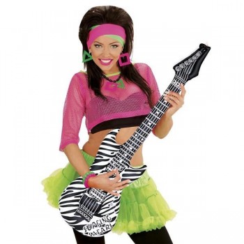 GUITARRA INFLABLE ZEBRA ROCK STYLE 105cm