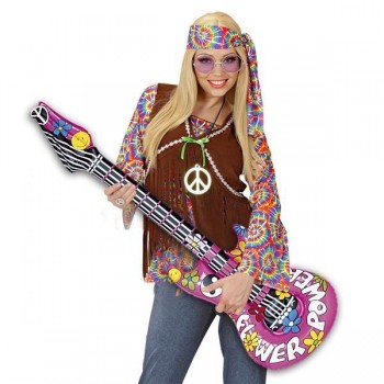 GUITARRA INFLABLE HIPPIE 105cm
