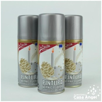 SPRAY DECORACIÓN ARTIFICIAL ORO Y PLATA 125ml