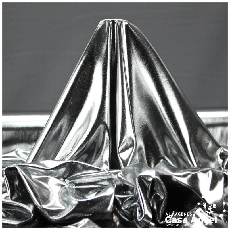 PAN DE ORO NEGRO CON PUNTOS DE BRILLO PLATA SERIE LISOS 112cm