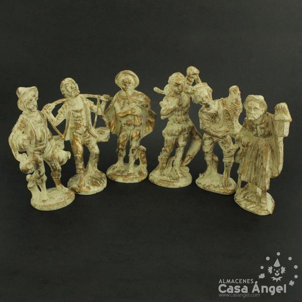 FIGURAS PLÁSTICO VINTAGE SET DE 6