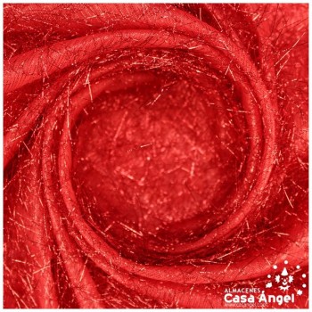 TELA DE PELO ROJO DE RAFIA SERIE URAGUIRI 150cm