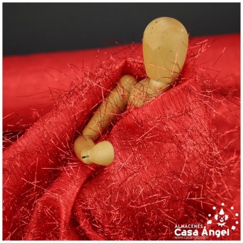 TELA DE PELO ROJO DE RAFIA SERIE URAGUIRI 150cm