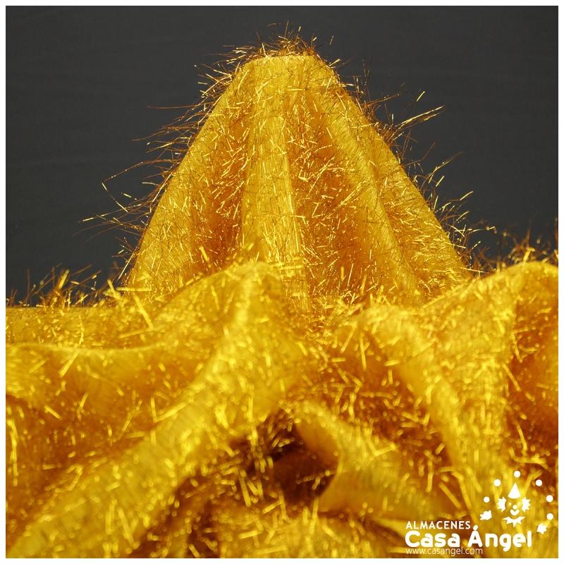 TELA DE PELO DORADO DE RAFIA SERIE URAGUIRI 150cm